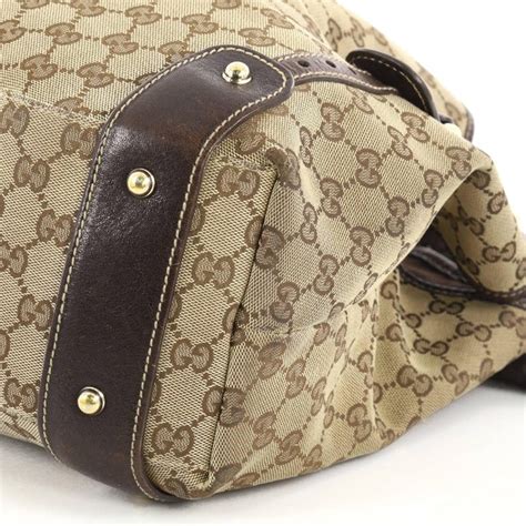 gucci pelham canvas bag|authentic Gucci canvas bag.